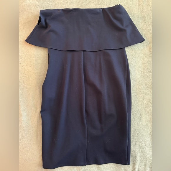 Gianni Bini Navy Blue Strapless Sheath Dress | size Large | worn once - Picture 3 of 7